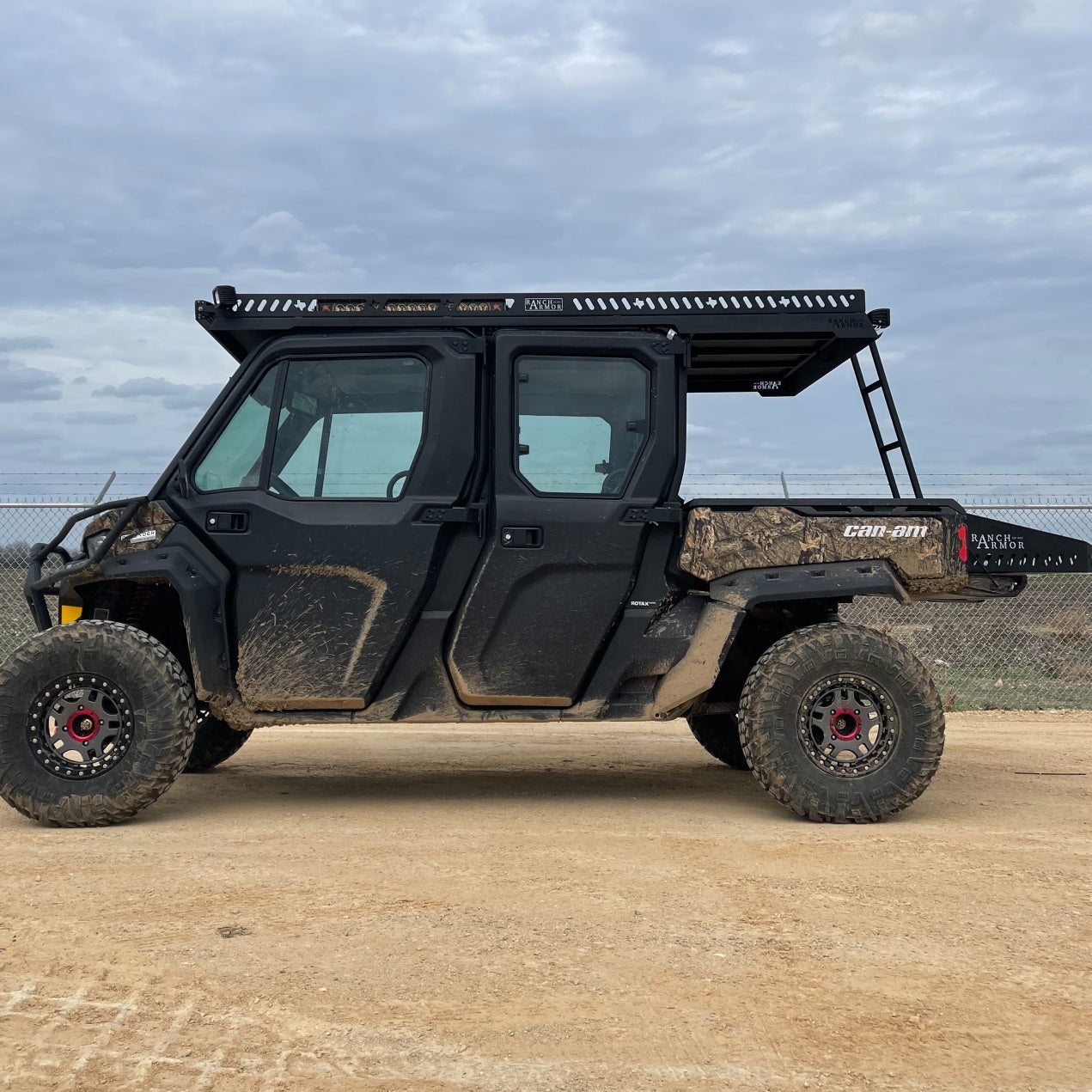 Can-Am Defender Max  Ultra Extended UTV Top - Overhangs Over Rear Bed