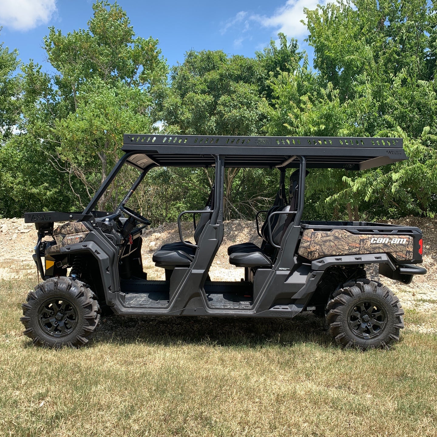 Can-Am Defender Max  Ultra Extended UTV Top - Overhangs Over Rear Bed