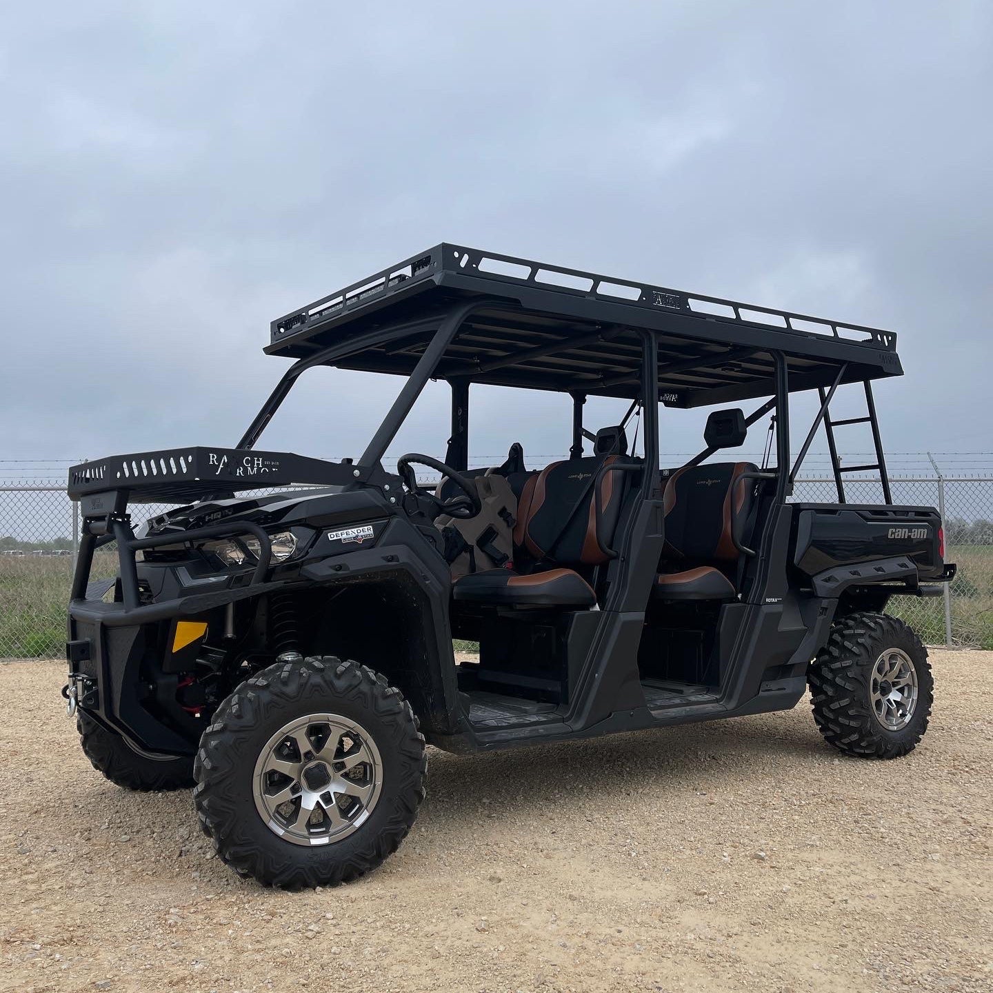 Can-Am Defender Max  Ultra Extended UTV Top - Overhangs Over Rear Bed