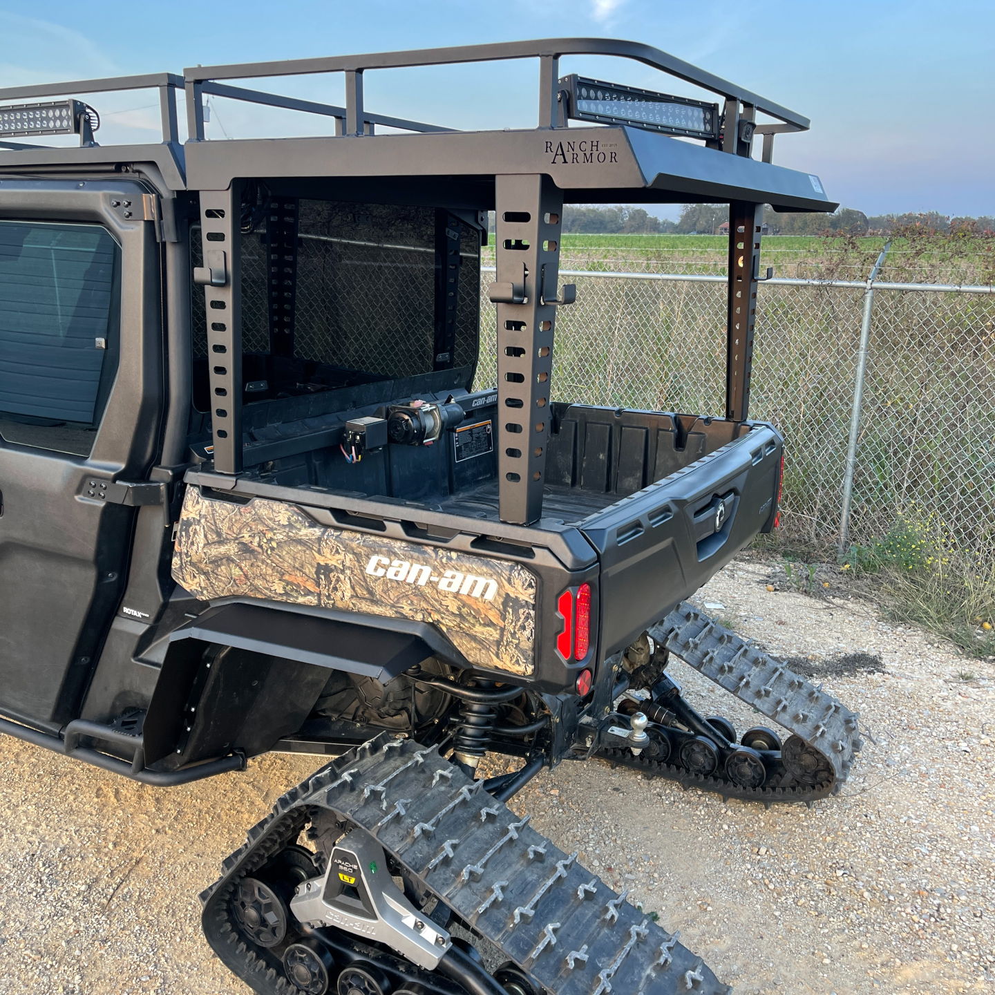 Can-Am Defender Rear Raised Bed Rack