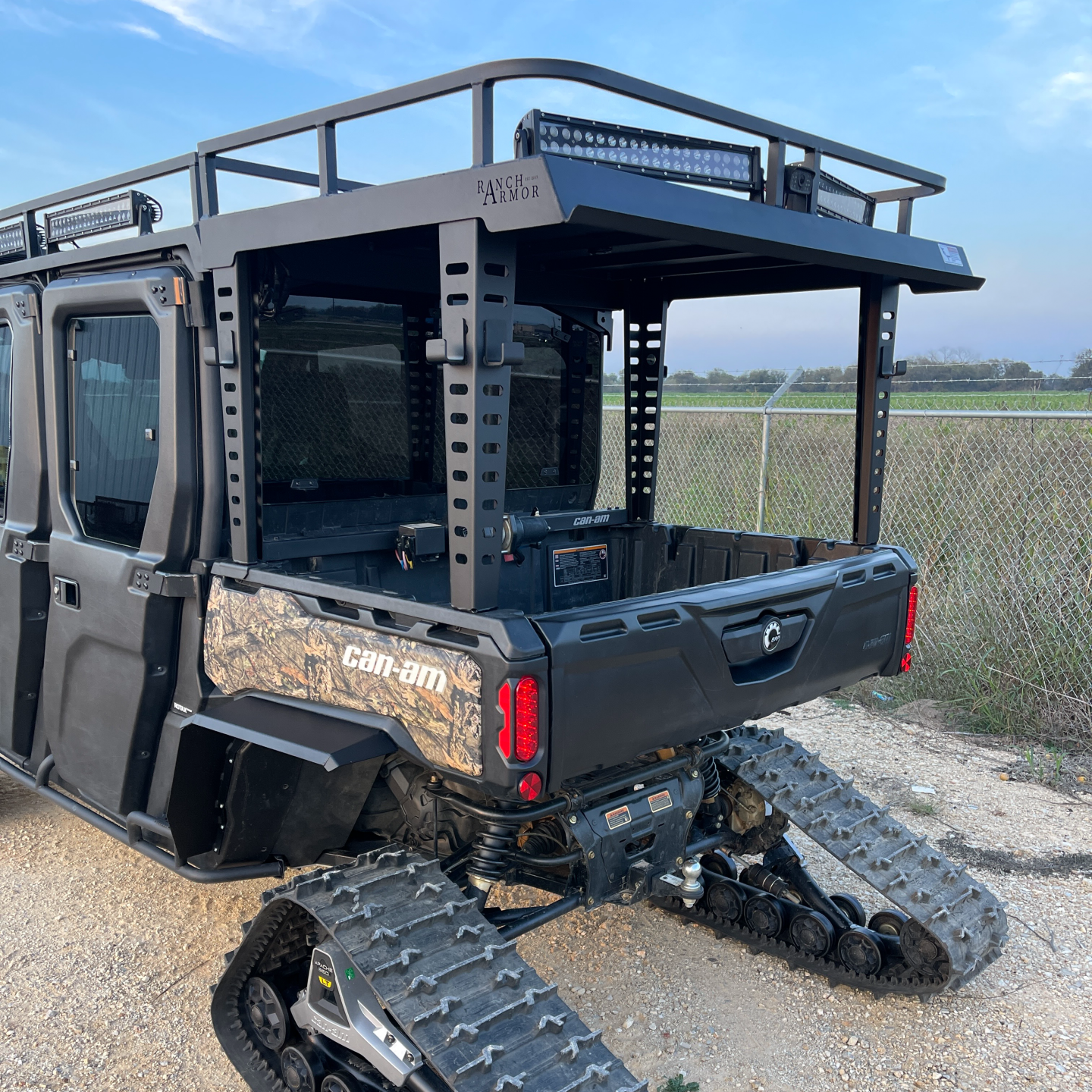 Can-Am Defender Rear Raised Bed Rack