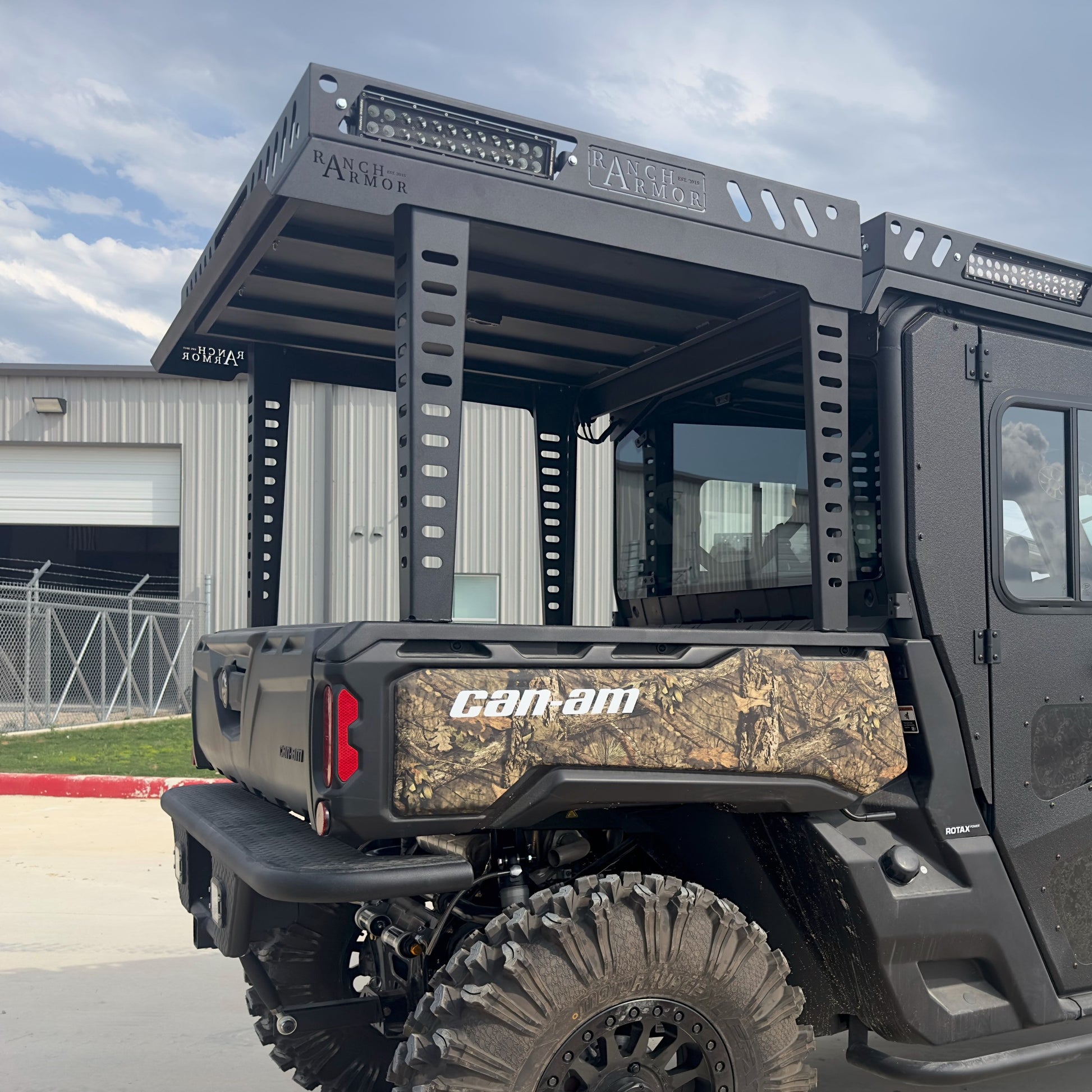 Can-Am Defender Rear Raised Bed Rack