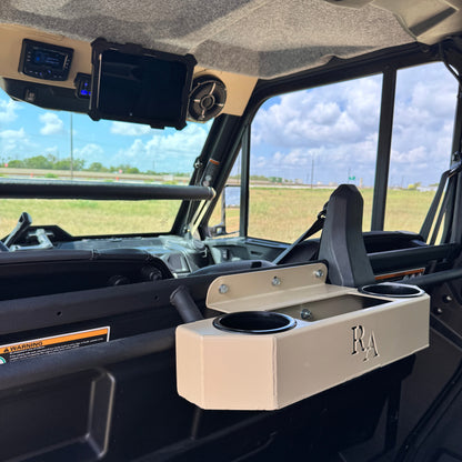 Cup Holder for Can-Am Defender in tan