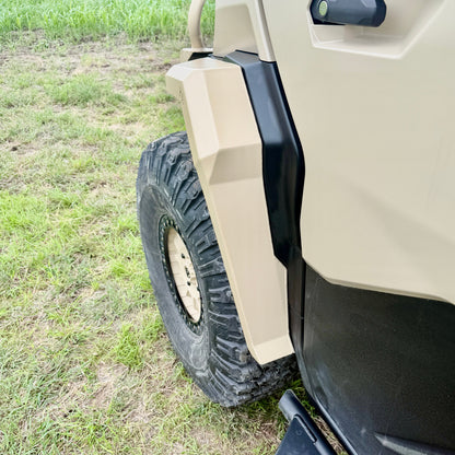 Defender HD11 front fenders aluminum mud flaps seamless fit design