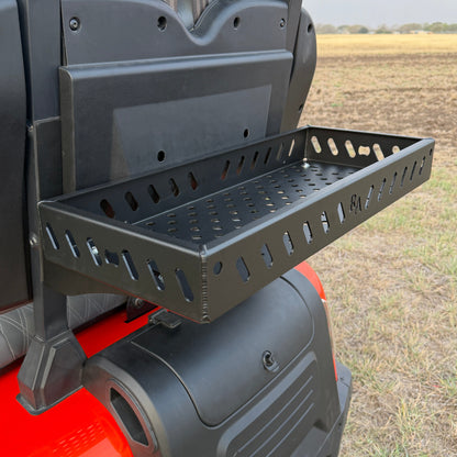 Denago Rover upper storage basket installed on rear seat