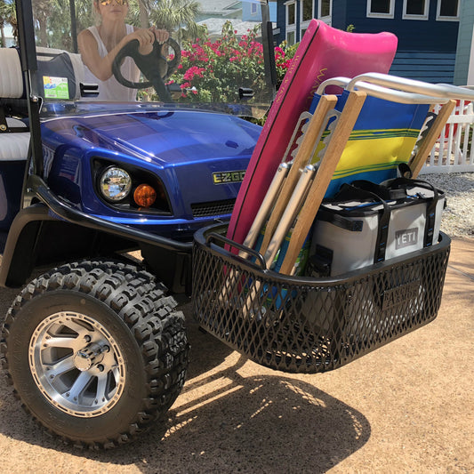 EZ GO Golf Cart Aluminum Front Cargo & Storage Basket