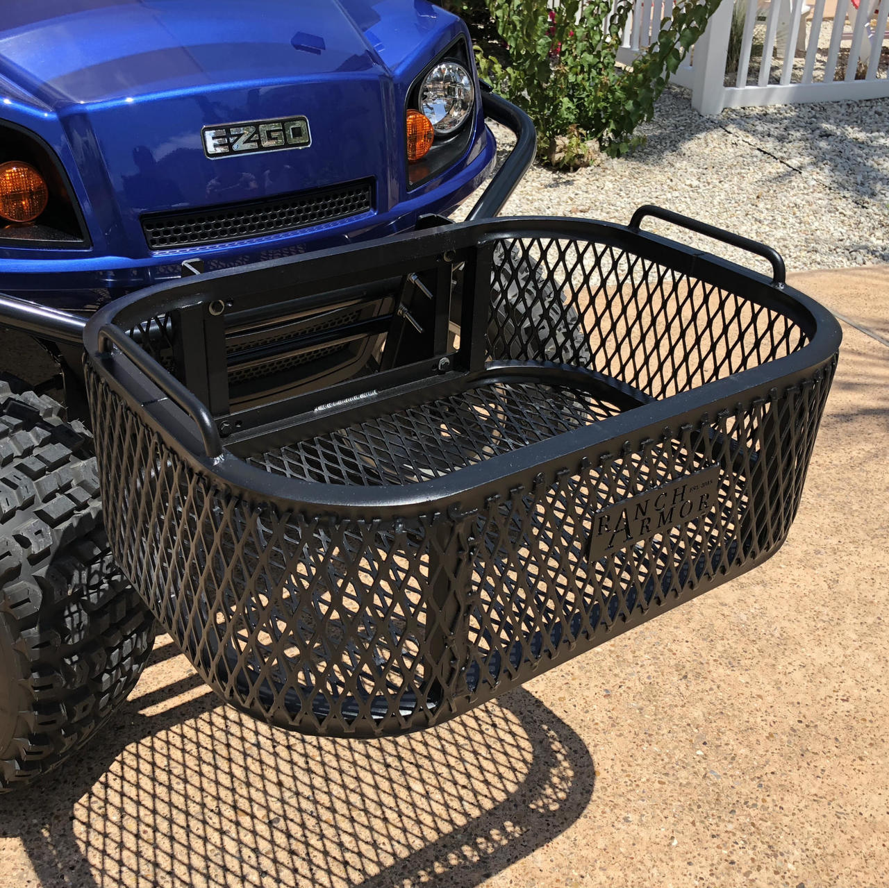 EZ GO Golf Cart Aluminum Front Cargo & Storage Basket