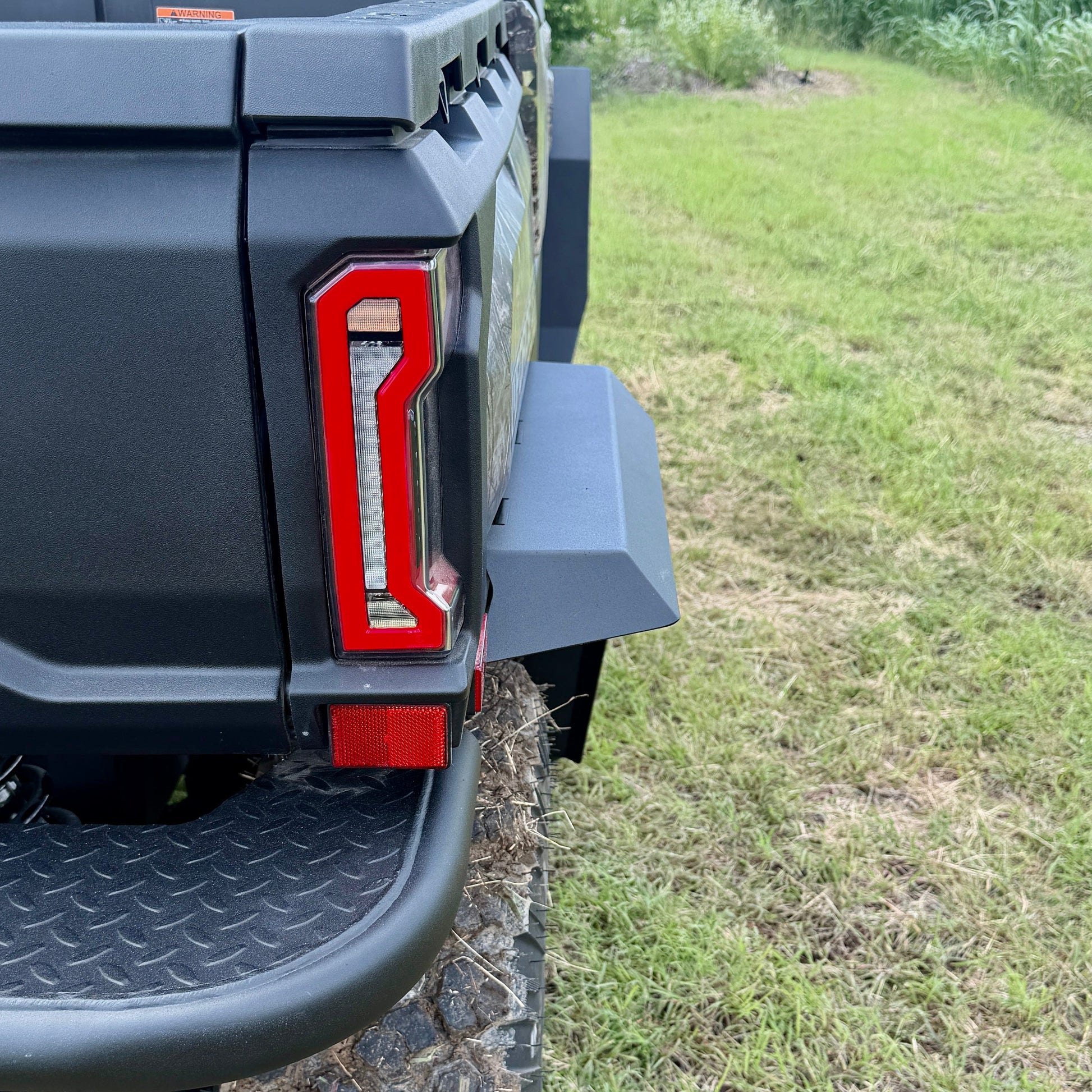 Easy-install CFMoto U10 fender flare kit featuring laser-cut aluminum construction and TIG-welded seams