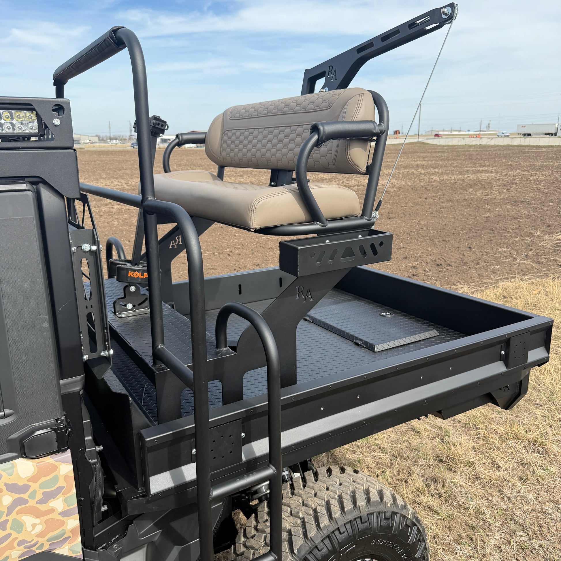 Fully customized Polaris Ranger 1500 Project Kudu featuring Burlebo camo wrap and premium build
