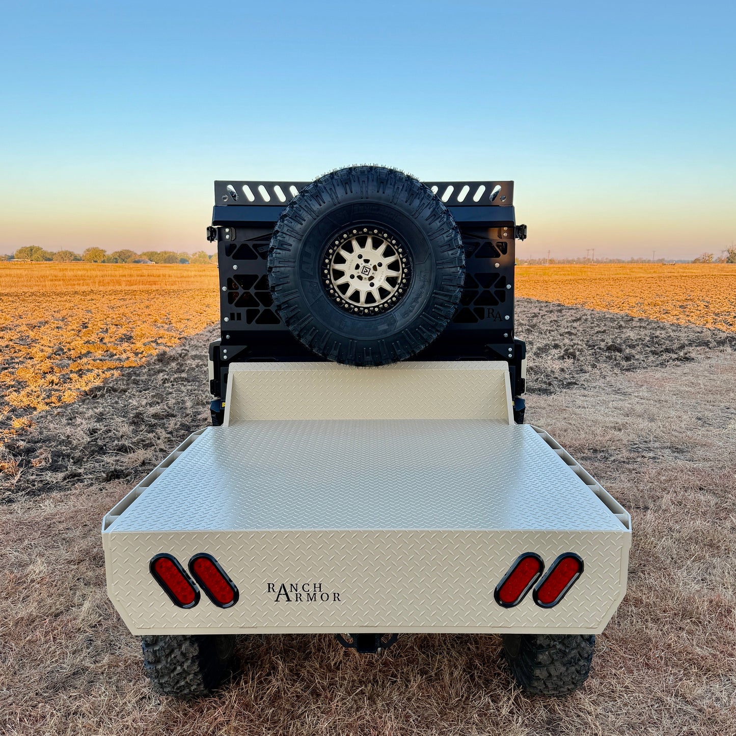 Fully outfitted 2026 Can-Am Defender HD11 Project Whiskey Alpha with reinforced panels, LED lighting, and rugged utility enhancements