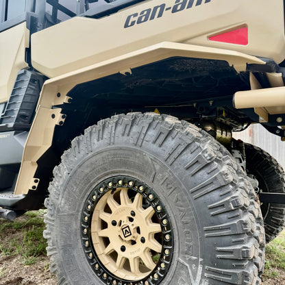 HD11 Defender aluminum front fenders custom contoured body lines
