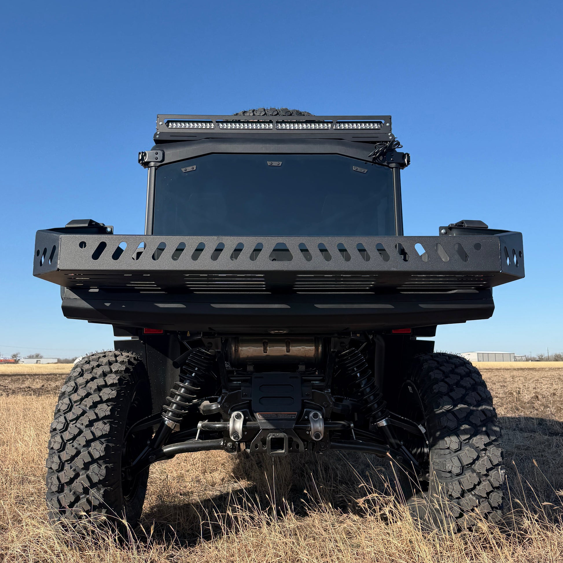 Heavy-duty Can-Am Defender HD11 bed extender expanding rear cargo space