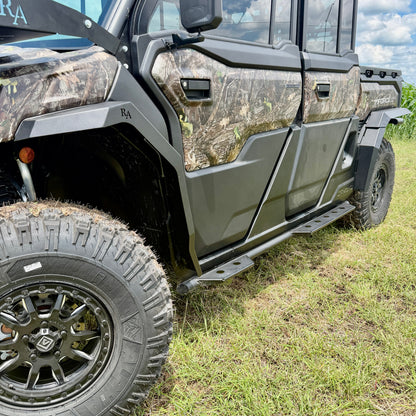 Heavy-duty Ranch Armor aluminum fender flares for CFMoto U10 providing maximum mud and debris protection