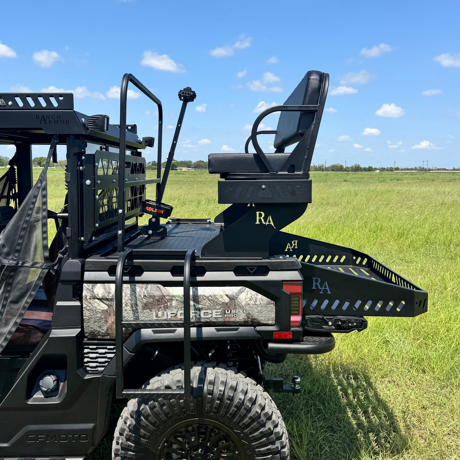 Heavy-duty Ranch Armor steel high seat for CFMoto UForce U10 Pro