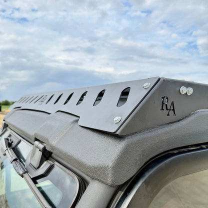 Heavy-duty modular roof rack for Can-Am Defender JL with standard cross slats for gear hauling