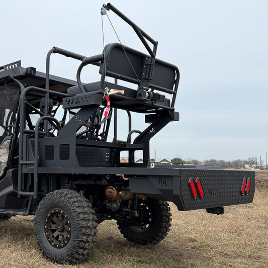 Honda Pioneer side by side with Ranch Armor aluminum flatbed 