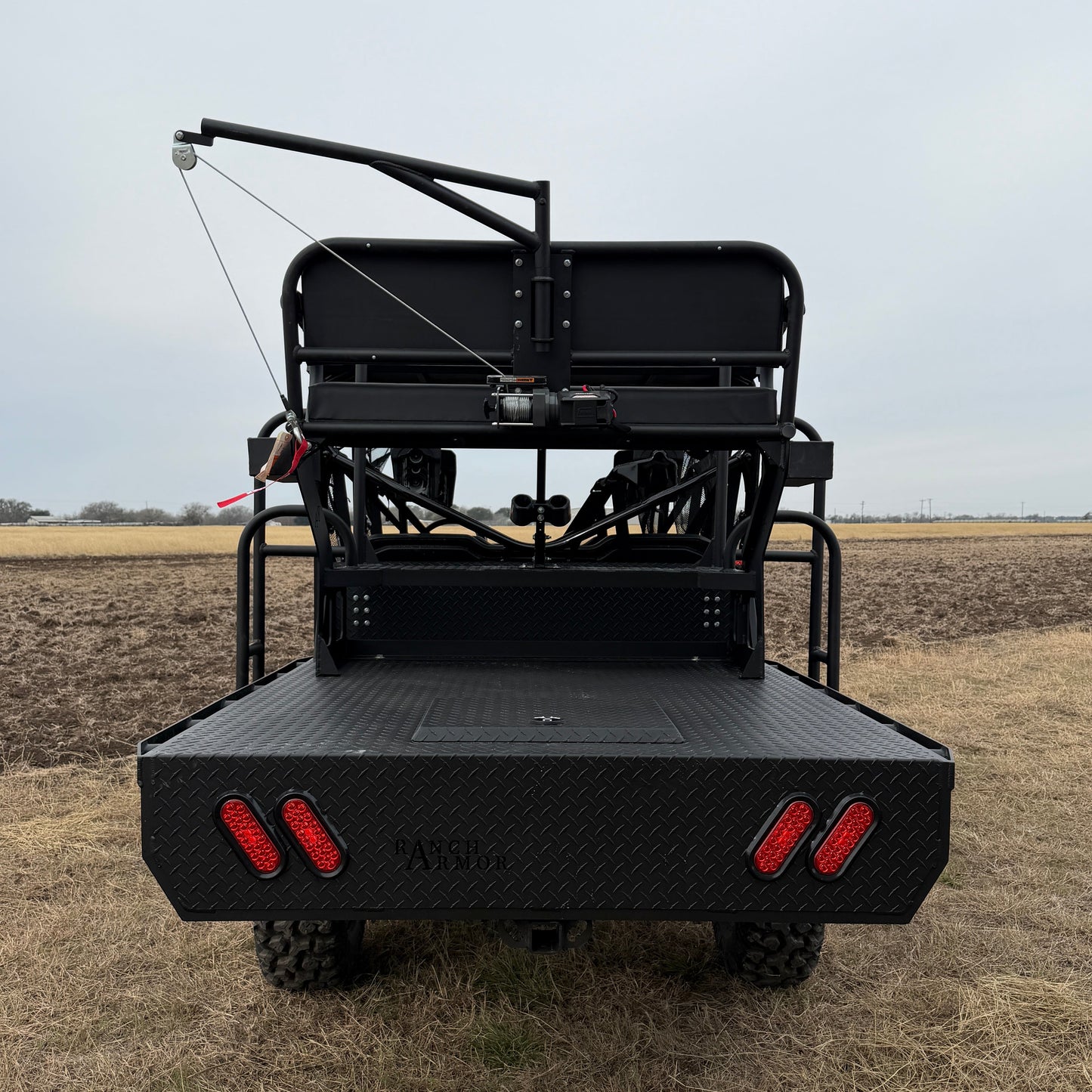 Honda Pioneer with Ranch Armor heavy-duty aluminum flatbed