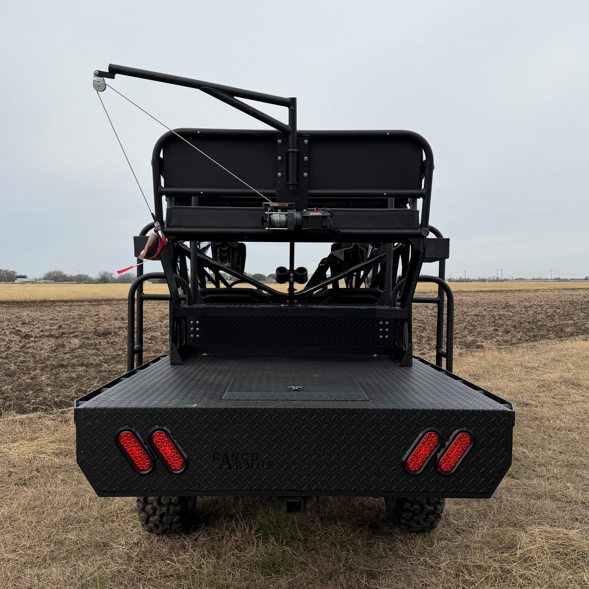 Honda Pioneer with Ranch Armor heavy-duty aluminum flatbed