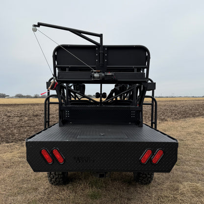 Honda Pioneer with Ranch Armor heavy-duty aluminum flatbed