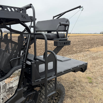 Honda Pioneer UTV equipped with Ranch Armor aluminum flatbed