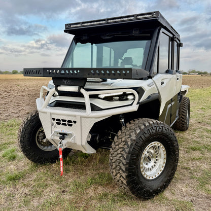 Hybrid white front bumper installed on 2026 Can-Am Defender HD11 UTV