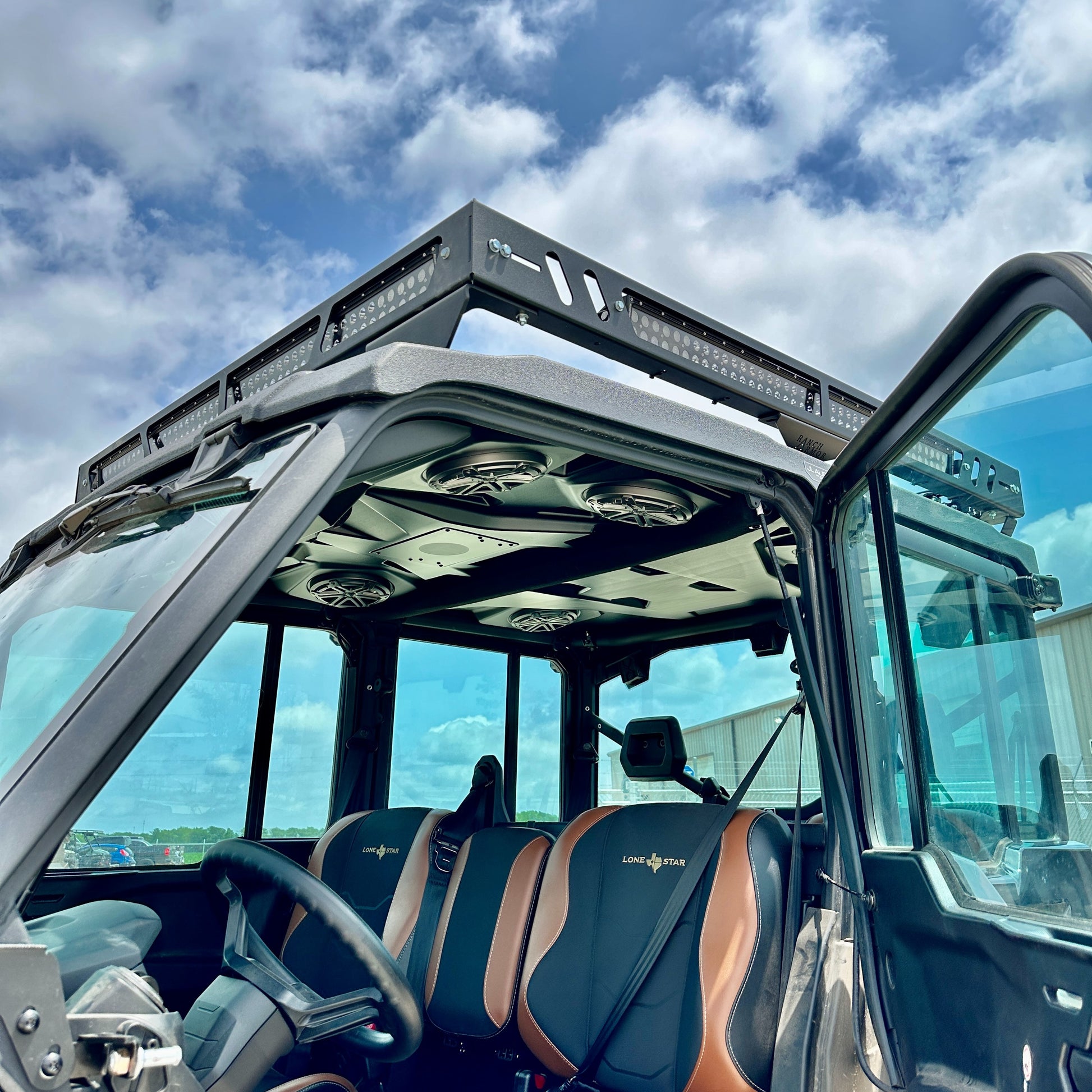 Can-Am Defender Max Limited Aluminum Rooftop Rack (Factory Roof)