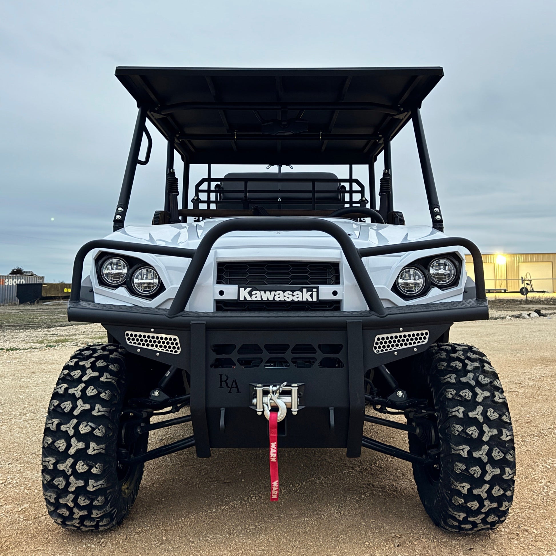 Kawasaki Mule Pro FXT Front Bumper with Outfit by Ranch Armor