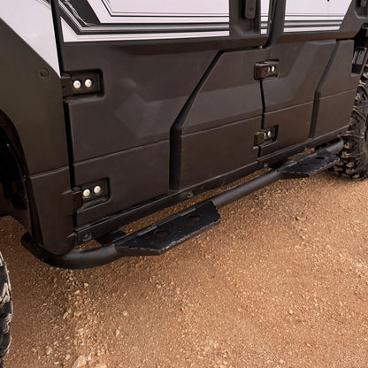 Kawasaki Mule Pro FXT Side Steps with Outfit by Ranch Armor