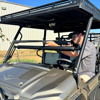 Kawasaki Mule Pro Interior Rifle Rest by Ranch Armor