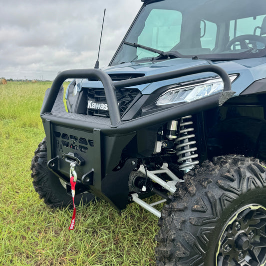 Kawasaki Ridge Front Bumper and Replacement Grill Guard