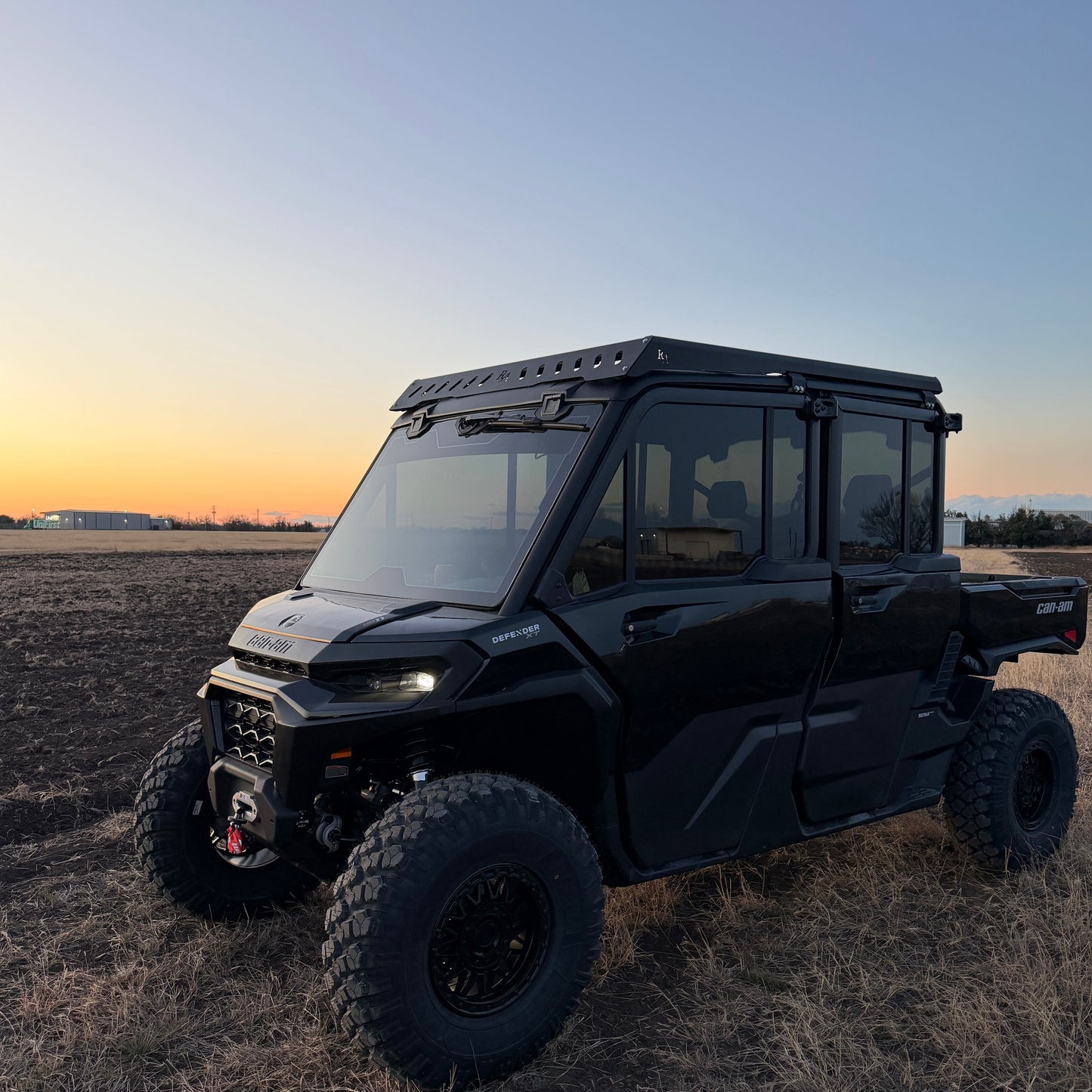 Modular Can-Am Defender roof rack ready for work or trail use