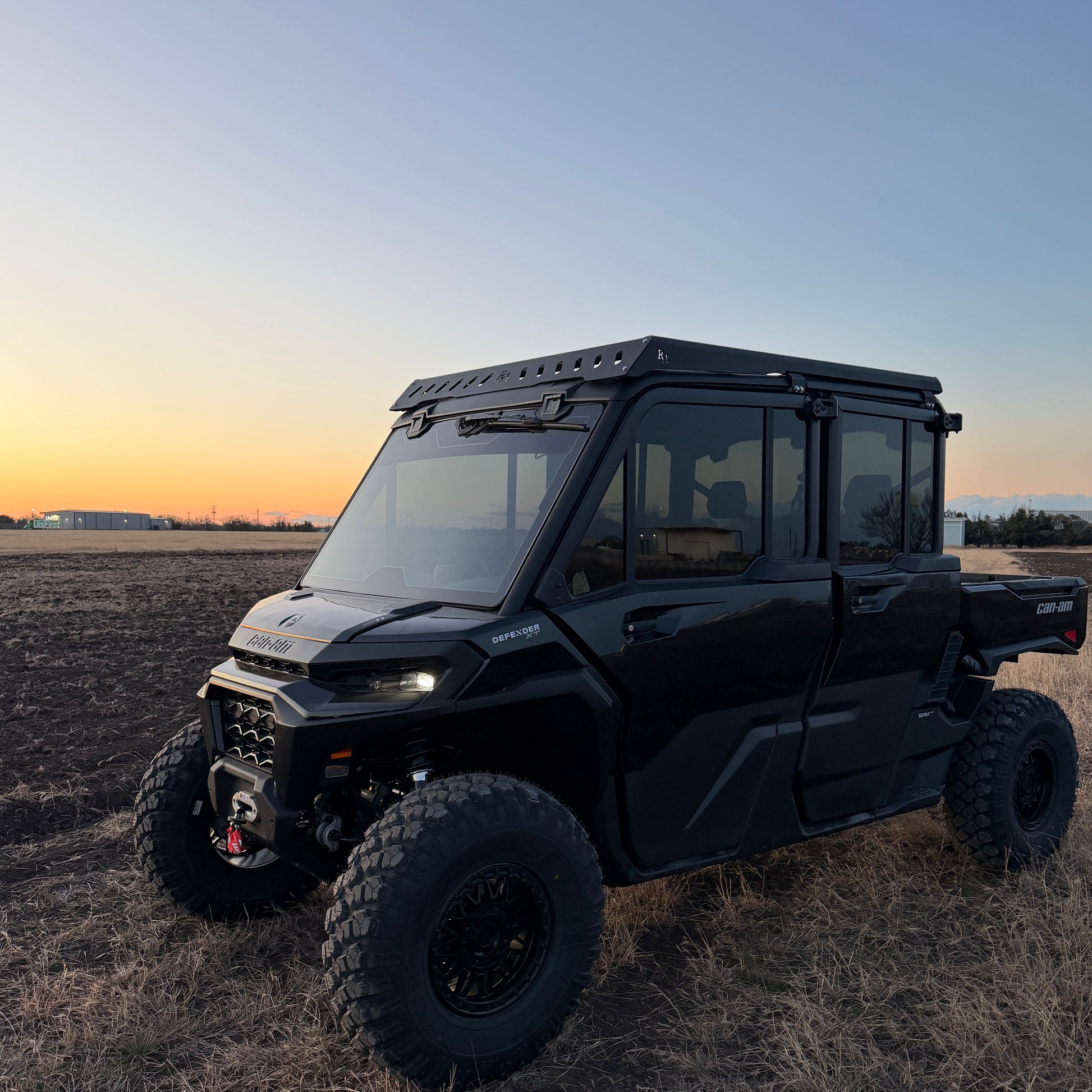 Modular Can-Am Defender roof rack ready for work or trail use