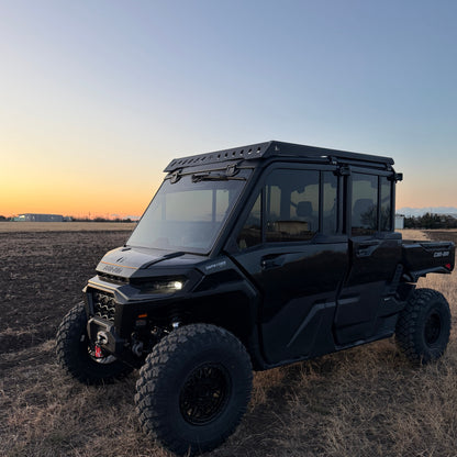Modular Can-Am Defender roof rack ready for work or trail use
