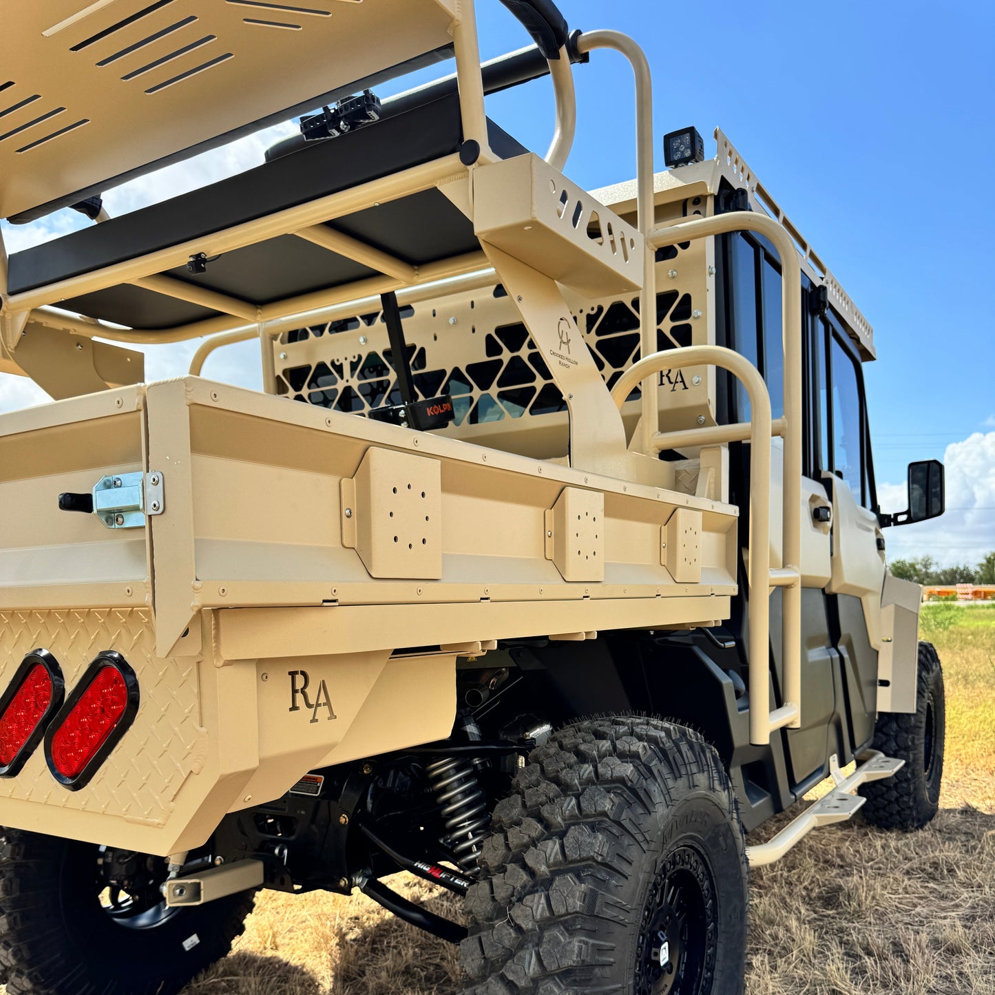 Modular Side Rails on Can-Am Defender Flatbed