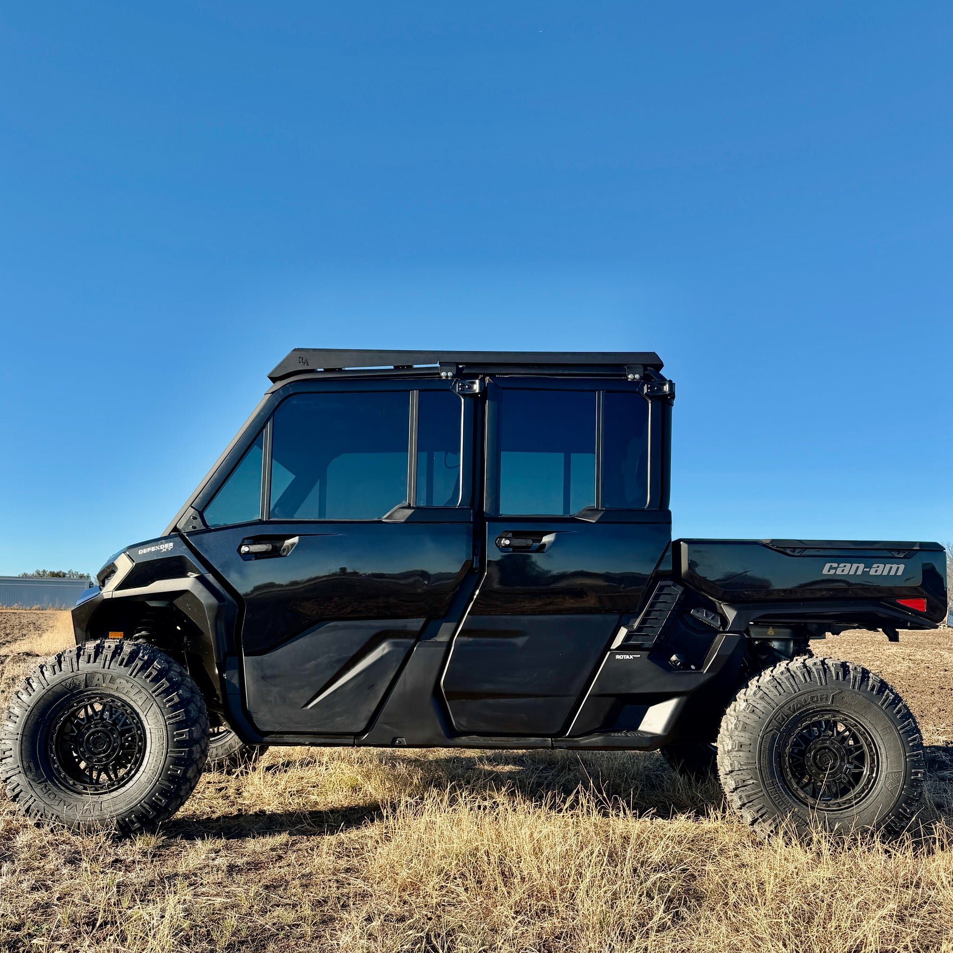 Modular roof rack system for Can-Am Defender with accessory mounts