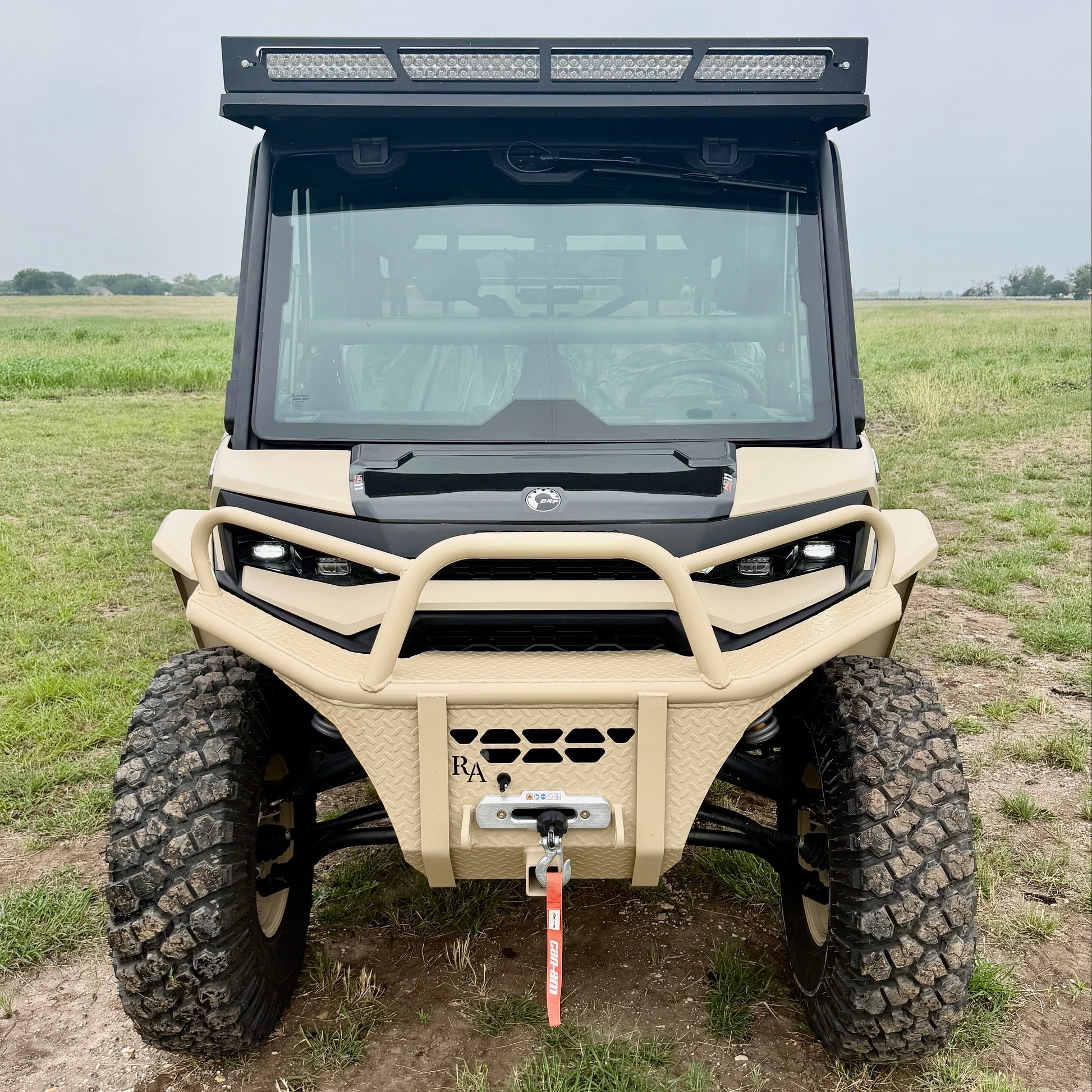 One-piece aluminum fenders for Can-Am Defender HD11 easy install