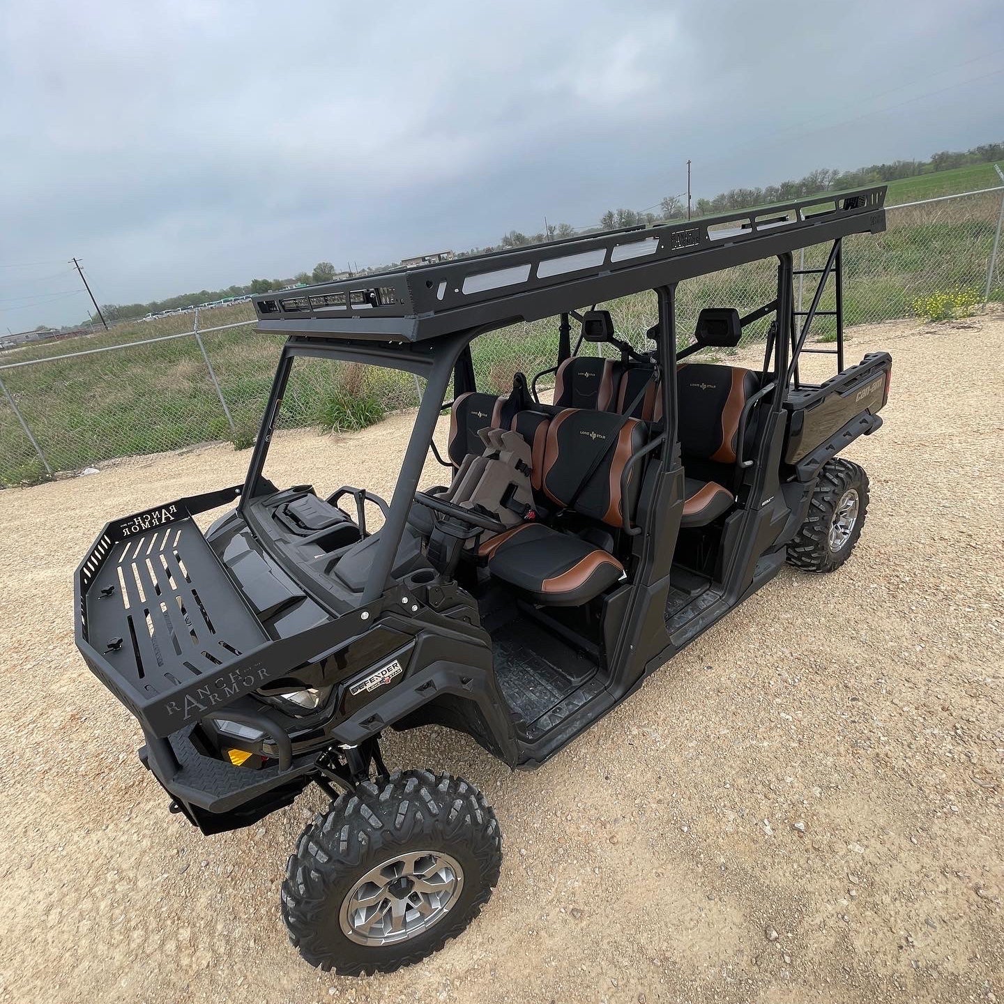 Can-Am Defender Max  Ultra Extended UTV Top - Overhangs Over Rear Bed
