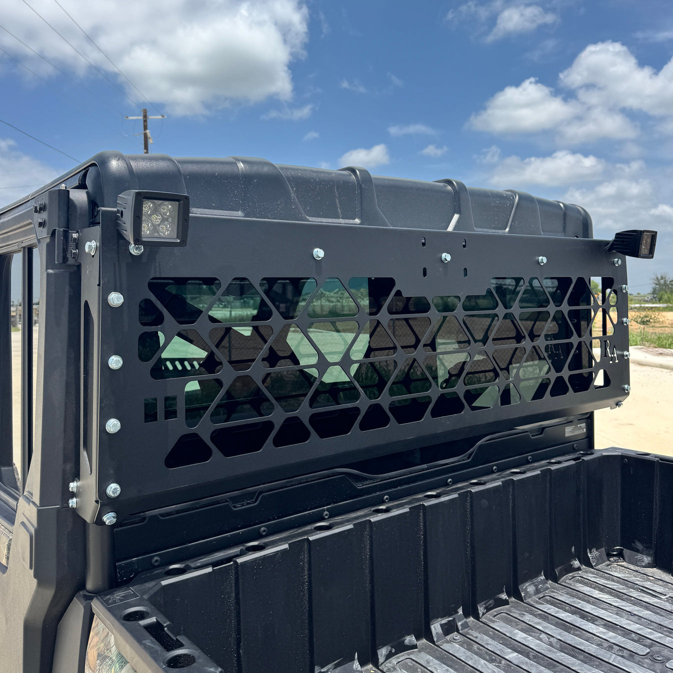Polaris Ranger 1000 Headache Rack with Optional Winch by Ranch Armor