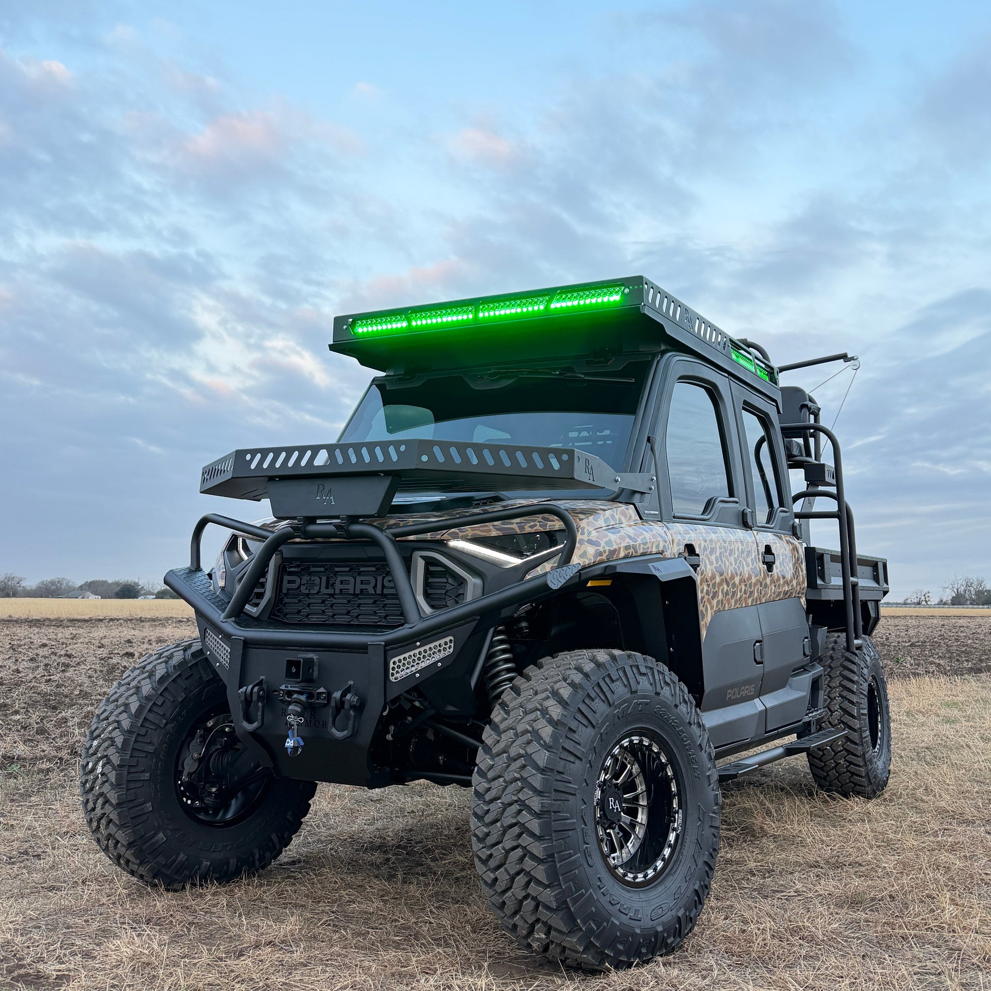 Polaris Ranger 1500 Project Kudu full outfit parked outdoors showing complete custom UTV build