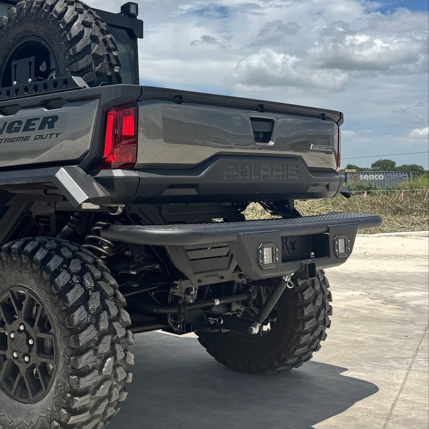 Polaris Ranger 1500 Rear Bumper on a single cab northstar unit
