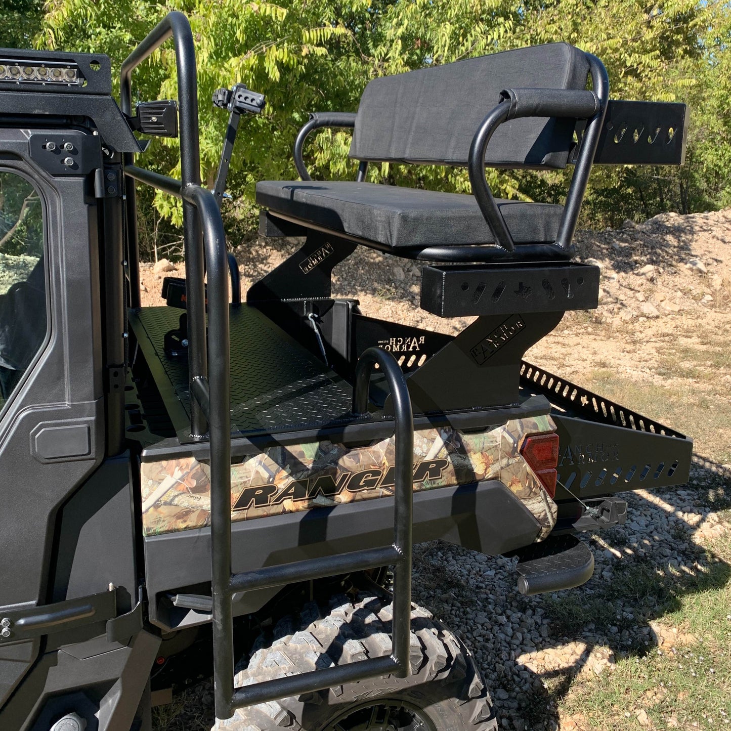 Fully  loaded Polaris Ranger Aluminum High Seat. 