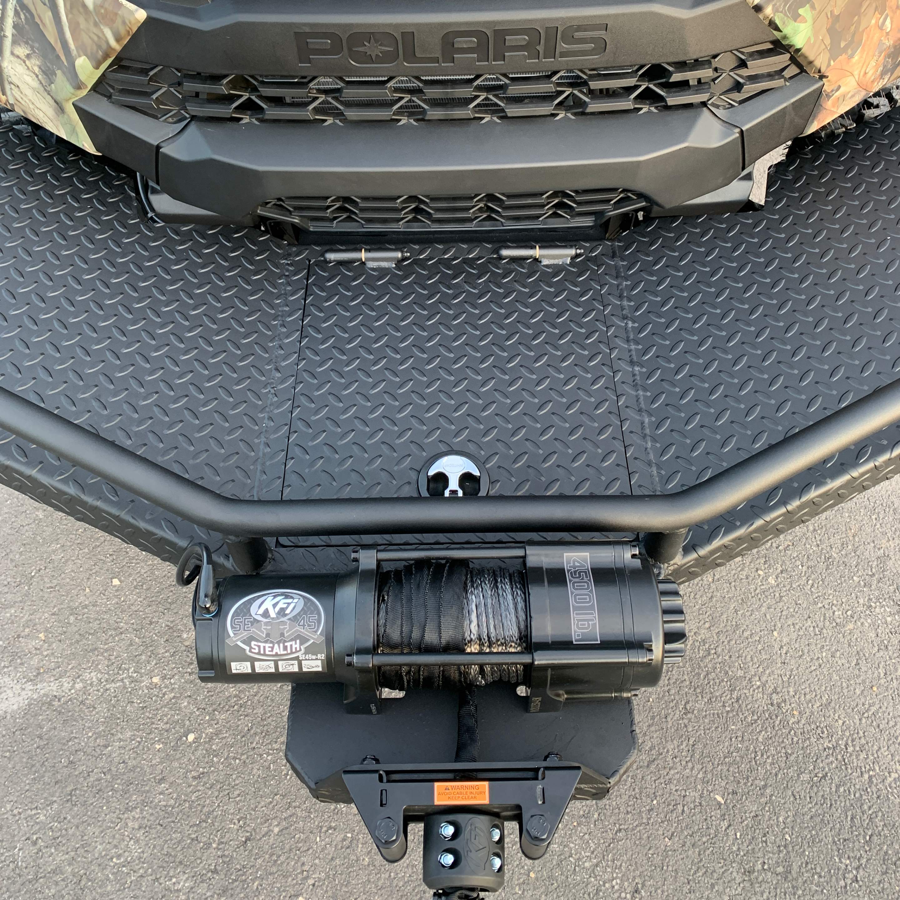 Fence Rack Ranch Kit Ranger Ranch Armor Polaris Ranger Feeder Bumper Front Rack