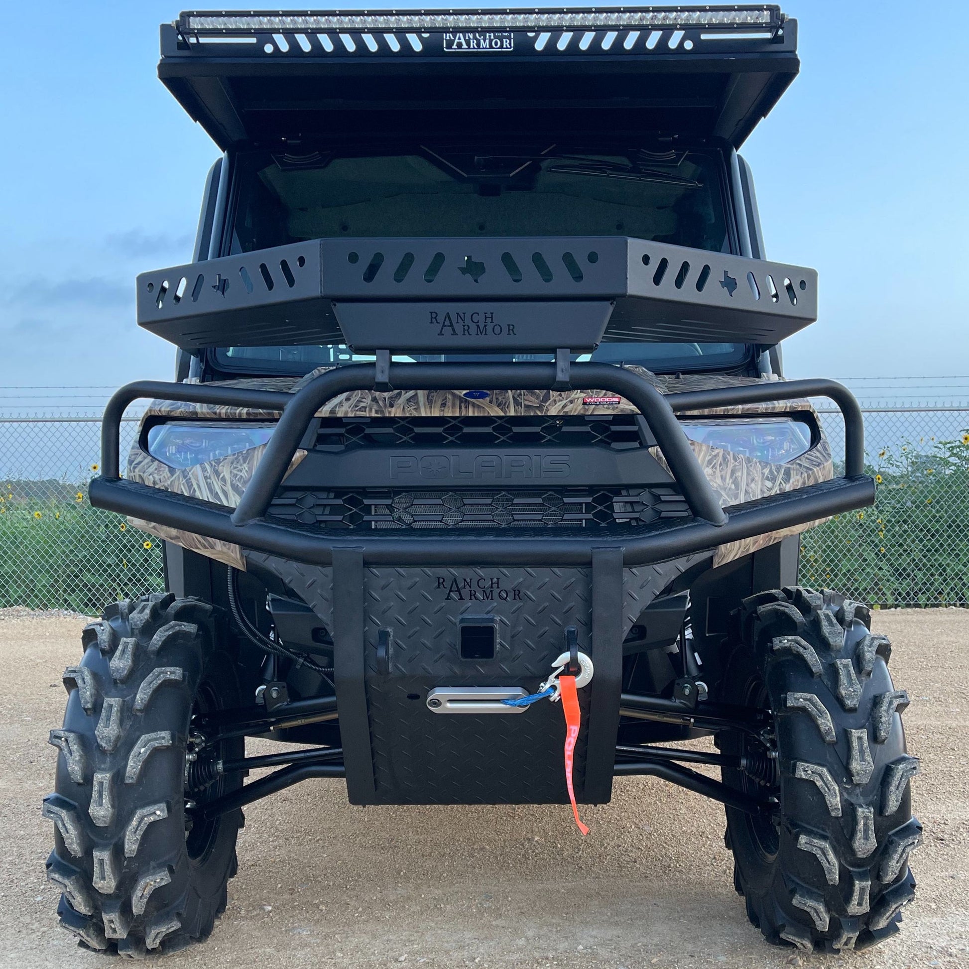 Polaris Ranger 18-24 Ranch Armor Front Bumper