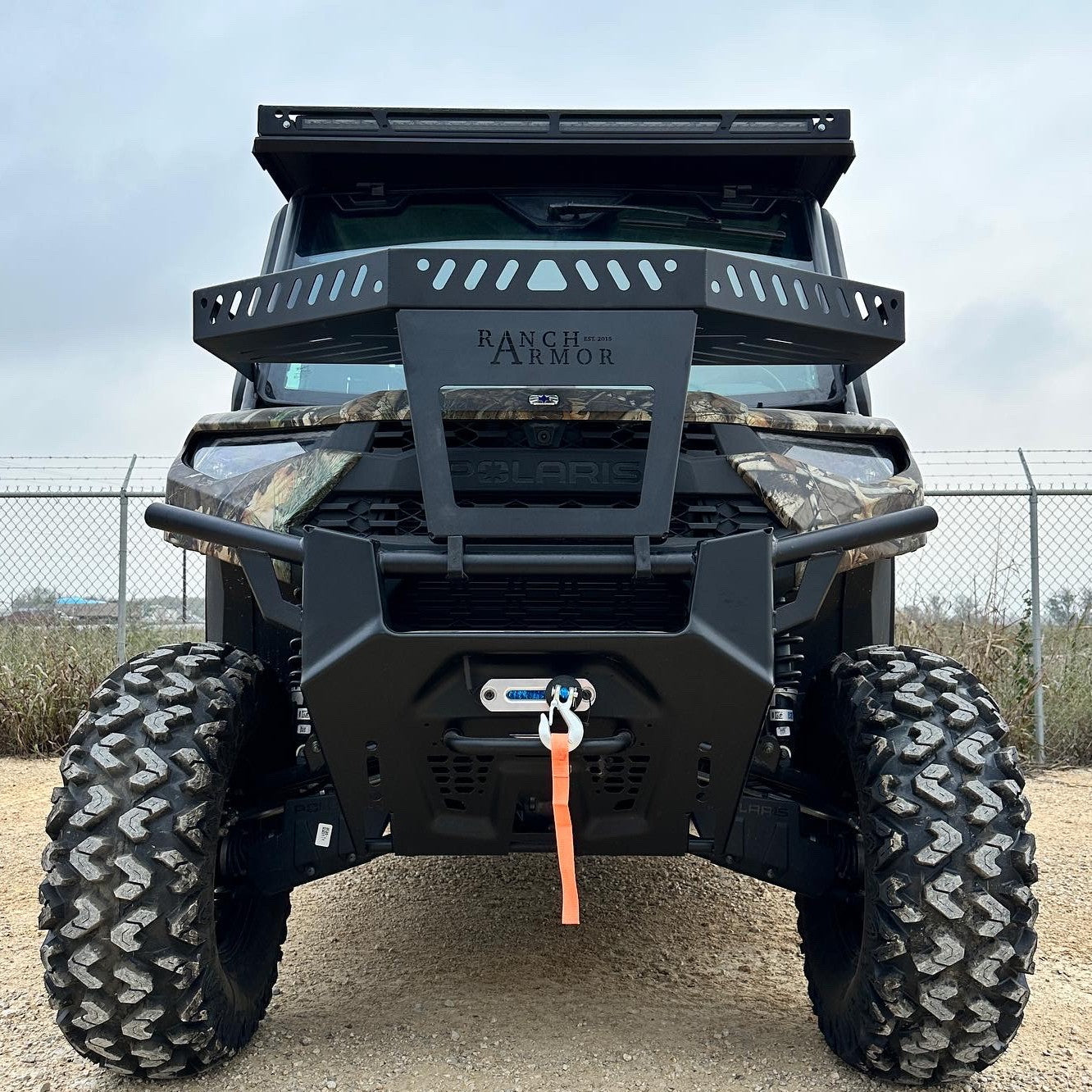 Fence Rack Ranch Kit Ranger Premium Polaris Ranger 1000 Accessories Made in Texas – Ranch Armor