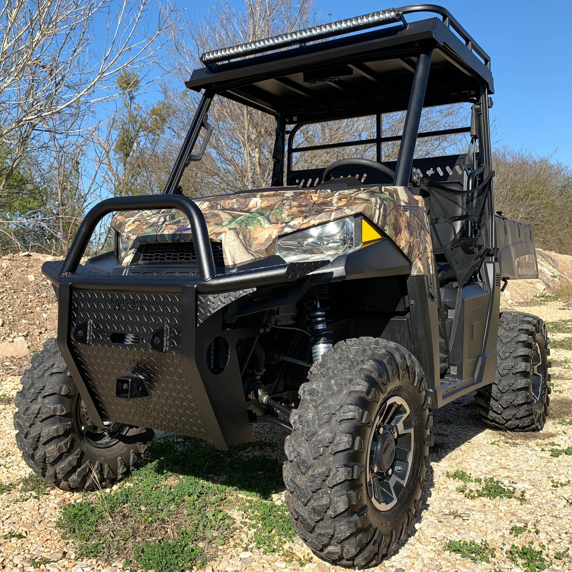Polaris Ranger Mid-Size Ranch Armor Front Bumper 