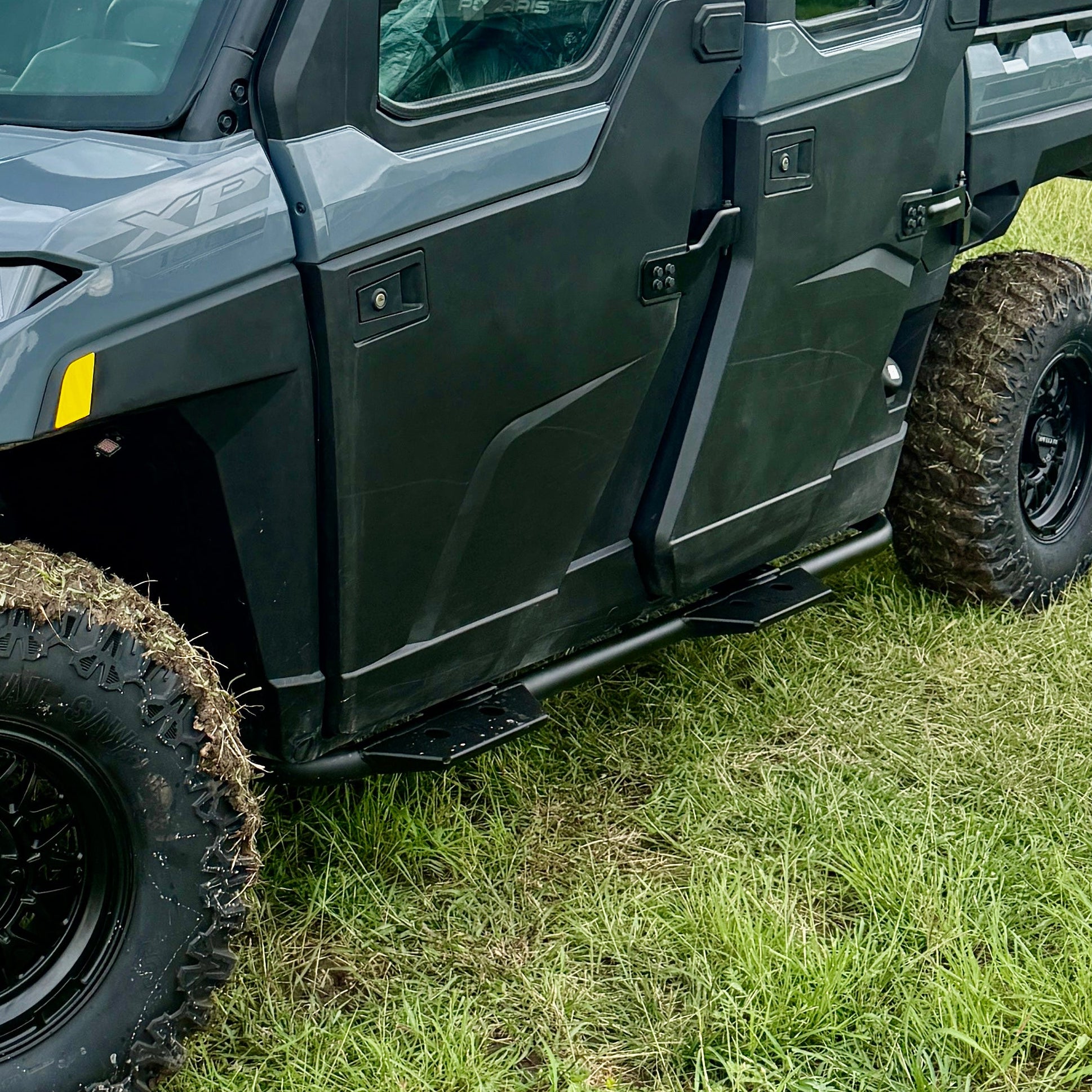 Polaris Ranger XP 1000 side protection with Ranch Armor rock sliders