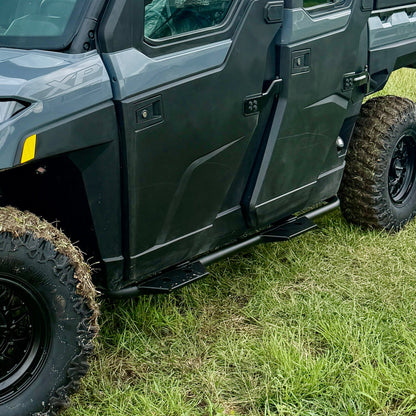 Polaris Ranger XP 1000 side protection with Ranch Armor rock sliders