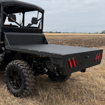Ranch Armor aluminum flatbed upgrade for Can-Am Defender HD11