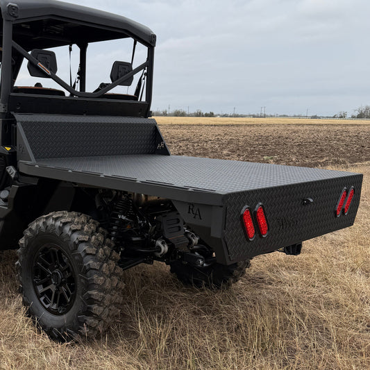 Ranch Armor aluminum flatbed upgrade for Can-Am Defender HD11