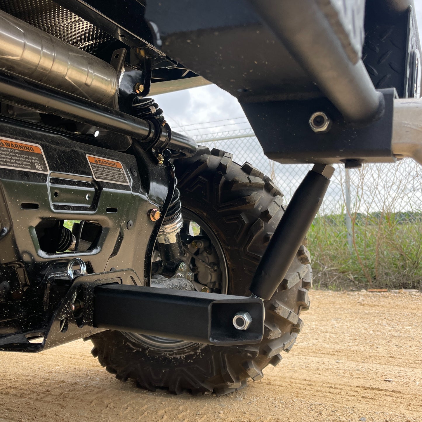 Can-Am Defender Rear Bumper Hitch Support